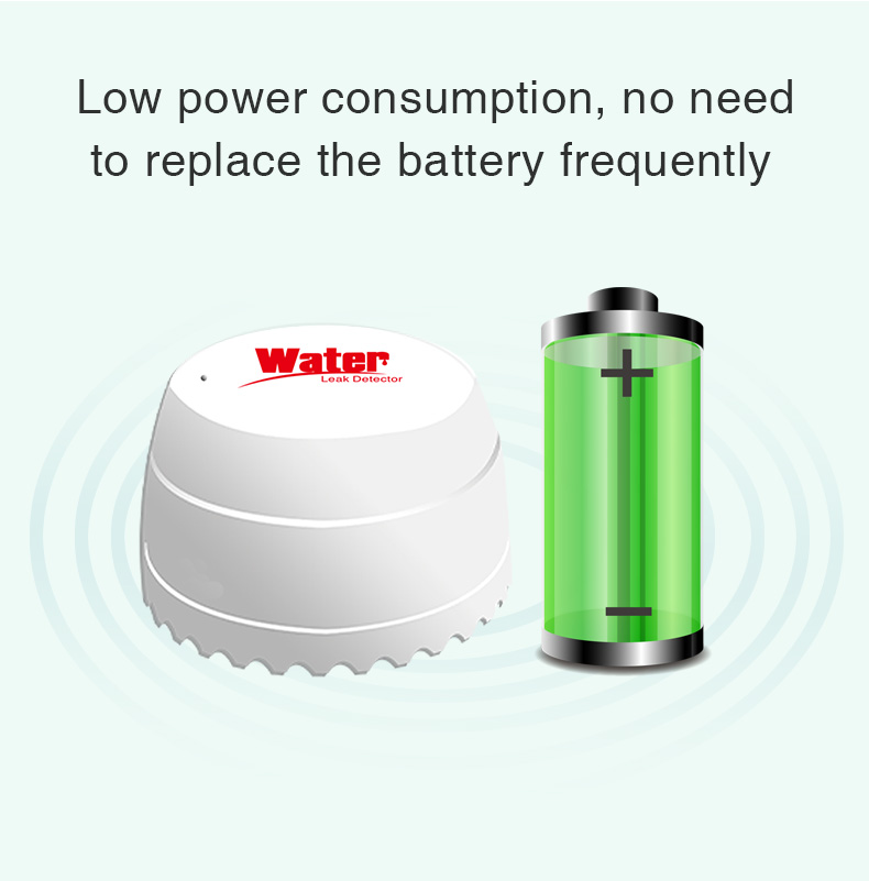95%RH Wifi Enabled Water Leak Detector DC3V Smart Alarm Sensor