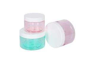 Wholesale 100ml / 150ml / 200ml Cosmetic Cream Jars Skin Moisture With Lid from china suppliers