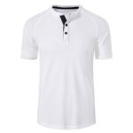 Summer New Cotton Loose Round Neck Men's Short Sleeve Solid T-Shirt