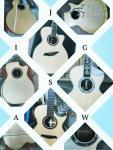 Top quality D28 Style classic acoustic guitar Solid Spruce top 41" rosewood back