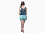 Athletic Workout Ladies Casual Pants Elegant Short Pants Printing Quick Dry