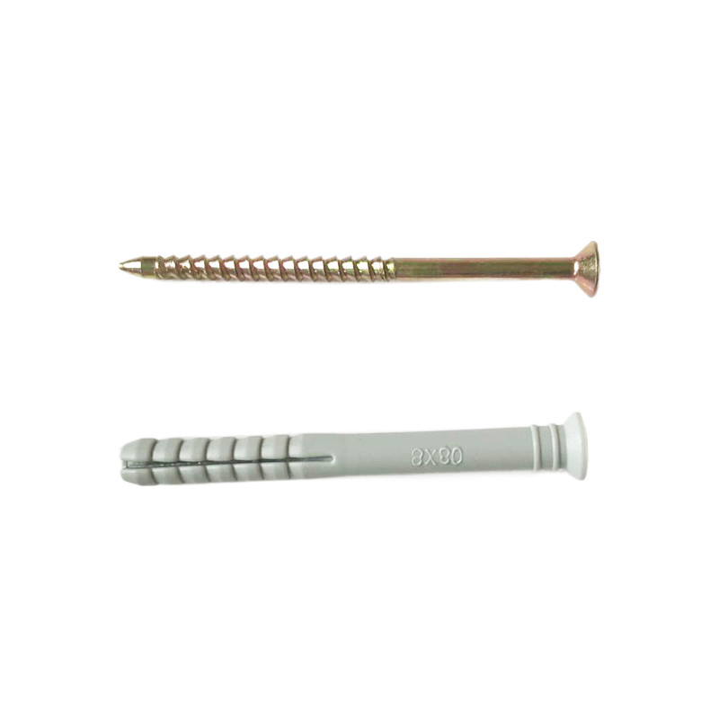 Lightweight Plastic Expansion Anchor Drywall Wall Plugs Corrosion Resistance
