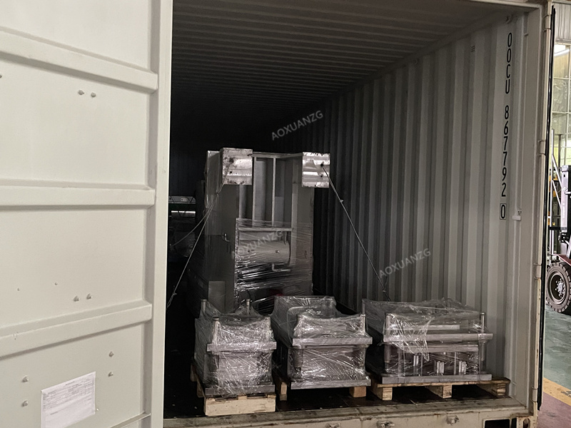 High Speed 63T Aluminum Automatic Foil Food Box Production Line 250ml 2 cavitys punching machine