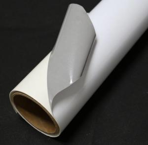 Wholesale Outdoor Advertising Glossy Vinyl Sticker 100mic Roll With Permernent Grey Glue from china suppliers
