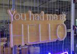 EU Plug 10cm 12VDC Led Neon Signs For Sweethearts