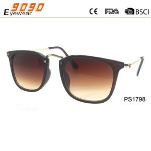 Wholesale New arrival and hot sale of plastic sunglasses,suitable for men and women from china suppliers