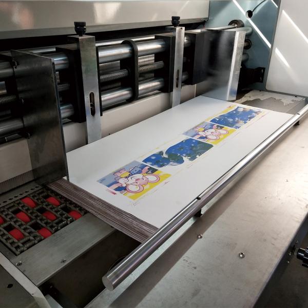 4 Color Automatic Feeding Lead Edge 380v Printer Slotter Die Cutter