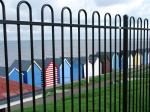 Hairpin Heavy Duty Wire Mesh Fence Panels Hoop Top / Bow Top Railings Steel