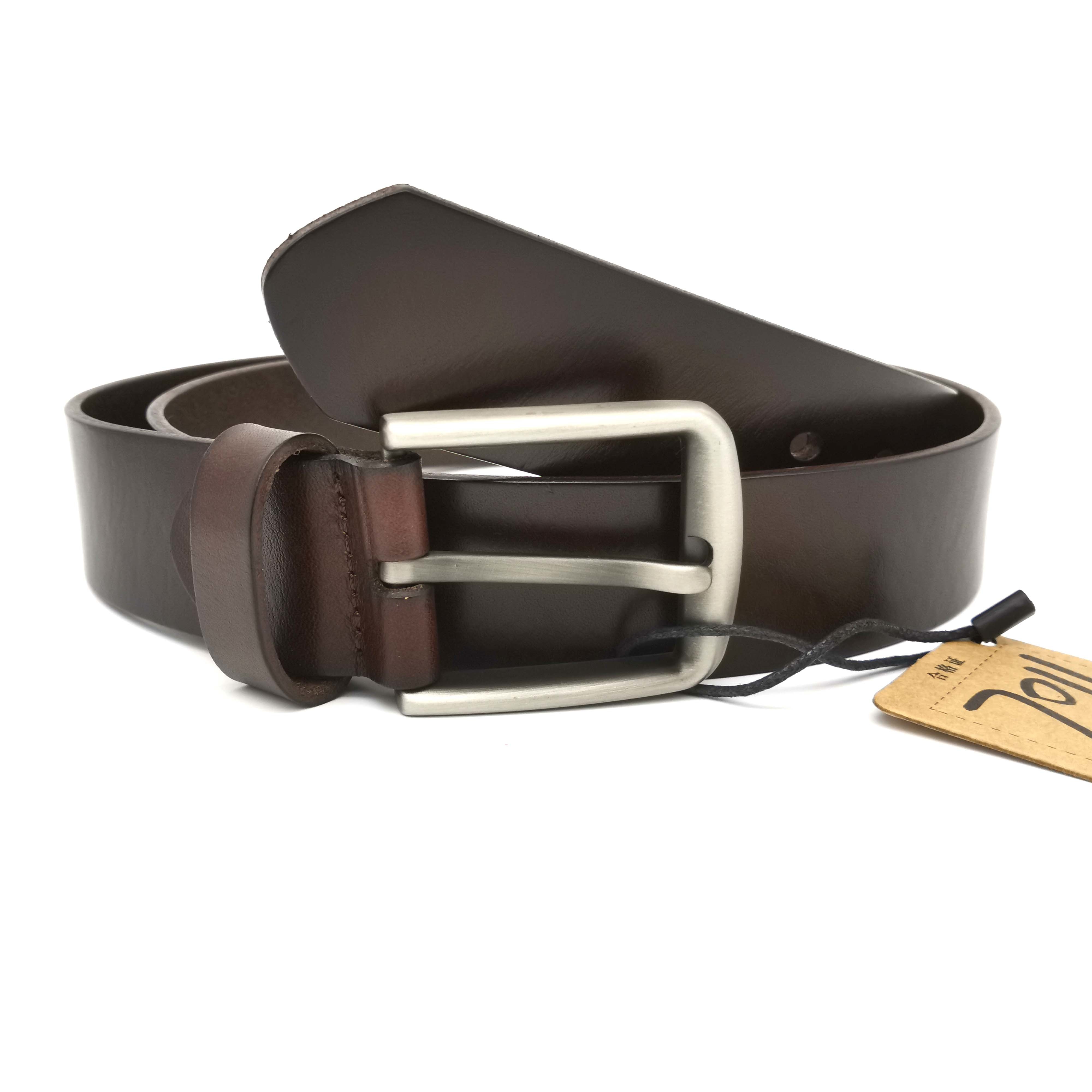 Antiwear Multipurpose Black Formal Belt , 38mm Pure Leather Belt For Women