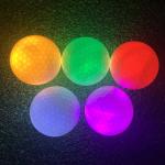 LED Golf Ball Custom Night Light-up Flashing Glowing Golf Balls for Sports Theme