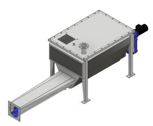 Wholesale 230mm Diameter 1.5kw Horizontal Screw Conveyor from china suppliers