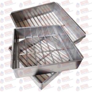 Wholesale EN 933-3 UNI 8520-18 Aggregate Testing Equipment Bar Sieves 271x271x75mm from china suppliers
