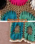 Crocheted pull over tops sexy for women summer shirt hollow out beach clothes