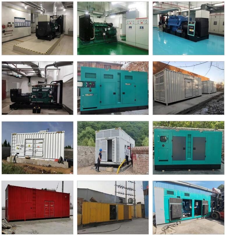 Open Type Cummins Diesel Generator Set Power 600KW Easy Control