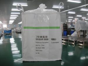 Wholesale Duffle Top PP Bulk Bag For Packaging L-Lysine Sulphate / Industrial Bulk Bags from china suppliers
