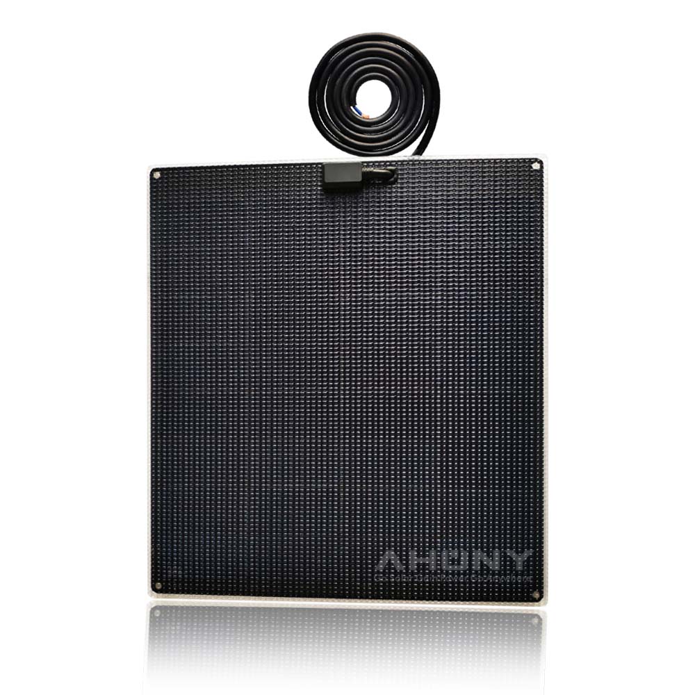 Sunpower Semi Rigid Solar Panels 40w Transparent Solar Panel pv module walk on tough For Marine Floating Light deck bouy