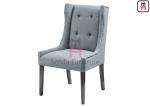 Tufted Metal Frame Restaurant Dining Room Chairs Velvet Upholstery For Hotel