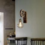 LED Retro Wall Lamp Cafe Bedroom Creative Fist Resin Light wall mounted led