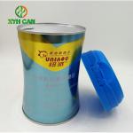 Milk Powder Tin Can 300g Tin Food Containers Small Waist Shape Printed Tin
