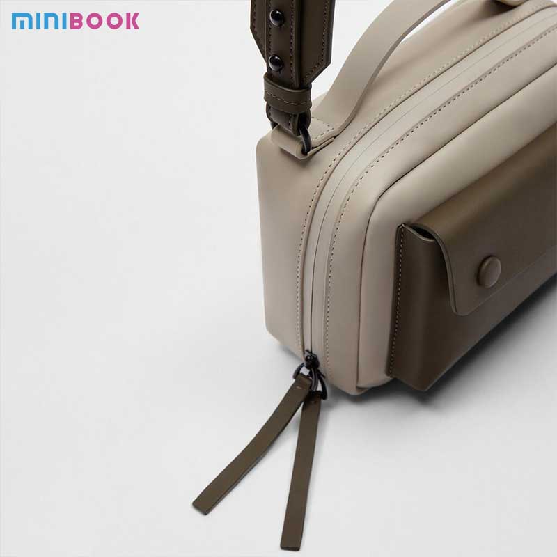 MINIBOOK Men's Multifunctional Waist Bag for Outdoor Activities and Travel PU Leather