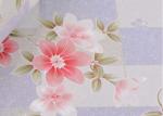 Removable Large Floral Print Wallpaper / Country Flower Wallpaper Washable ,0.53