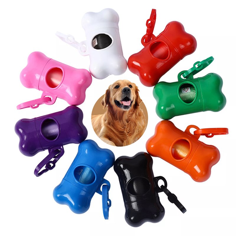 ODM Bone Dog Waste Bag Dispenser PP Poop Bag Holder For Leash