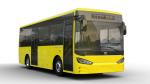 Two Doors 8m Urban Battery Electric Buses LHD 29 Seats Battery Power 198.4kwh