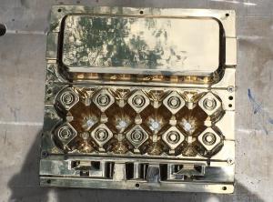 China Polished Pulp Mold 10 Egg Carton ODM Brass Heat Press Mold on sale