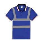 Reflective Safety Hi Vis Polo Shirt OEM breathable quick dry short sleeve work