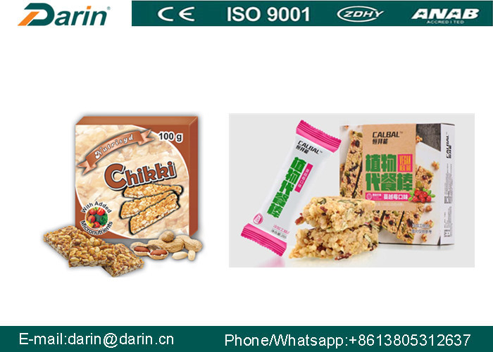 Oats Nuts Cereal Bar Moulding Machine / Chocolate Bar Making Machine