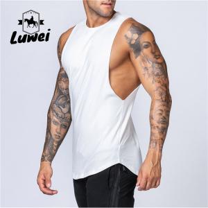 Wholesale Sleeveless Men Workout Tank Top Cutout Hollow Bodybuilding Gym Tank Top from china suppliers