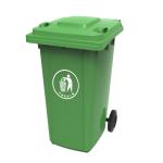 China wholesale garbage bin outdoor plastic trash cans with wheels