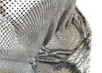 Flexible Aluminum 3mm Metal Sequin Fabric For Interior Decoration