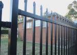 The Secura Top tubular Powder Coated Steel Garrison Security Fencing