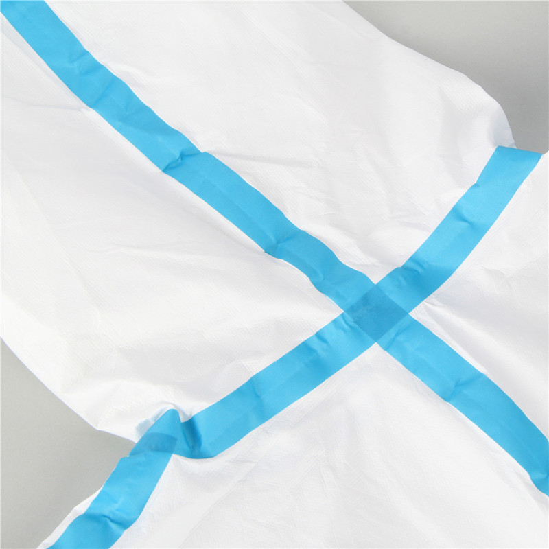 Waterproof Microporous Disposable Type 5 6 Coverall Chemical Resistant