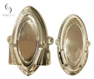 Wholesale 18K Light Gold Plastic Coffin Corners Sturdy Coffin Handles Fast Delivery 13#LG from china suppliers