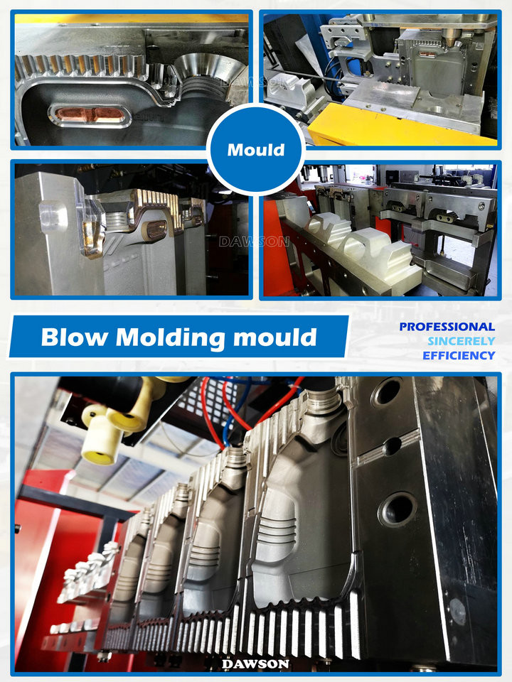 5L S45C Plastic Bottle Mould One Cavity HDPE Plastic Injection Mould