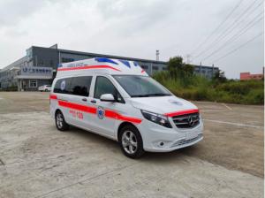 Wholesale Gasoline Mercedes Benz Ambulance 7 Seat Front Mounted 4×2 Automatic Transmission from china suppliers
