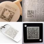 0.15mm Minimum Character Flying Laser Marking Machine 20 Watt for pvc