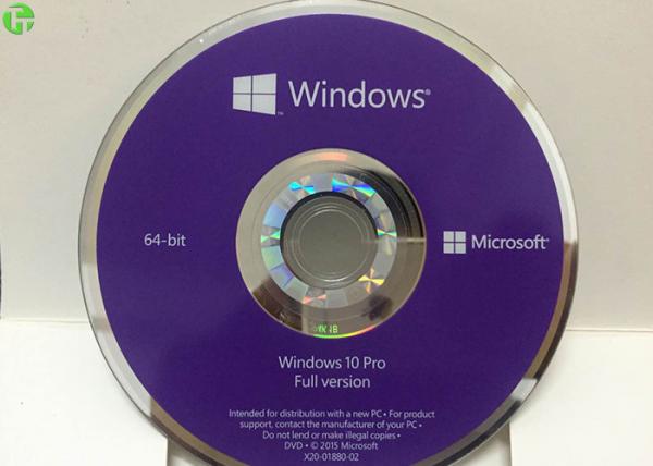 Quality Microsoft Windows 10 Pro Product Key OEM 64 Bit English / French / Arabic / Spanish for sale