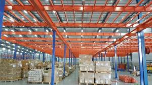 Wholesale Orange Beam Heavy Duty Storage Racks , Custom Steel Mezzanine Platform from china suppliers