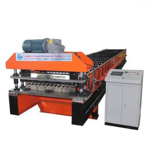 Wholesale High Accuracy Corrugated Sheet Roll Forming Machine Hydraulic Cutting from china suppliers