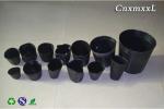 wholesale plastic seedling tray , soft black pot for Garden supplies