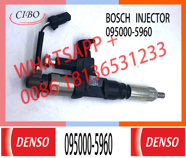 New Diesel Common Rail Injector 095000-5960 For HINO 23670-E0300 23670-E0301