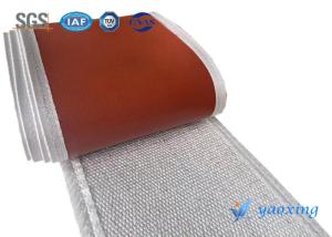 Wholesale Fireproof Curtain Silicone Coated Fiberglass Cloth 0.4mm Thickness from china suppliers