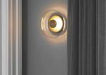 Modern Wall Indoor Led Bedside Hotel Gold Small Glass Wall Lamp