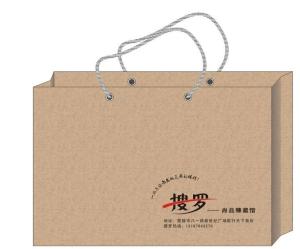 Wholesale Fashion Printed Paper Shopping Bags / Paper Gift Bags With Company Logo from china suppliers