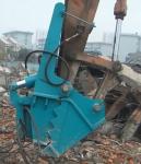 Excavator attachment demolition tools small rock crusher company