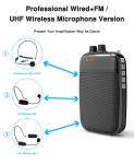 Ultralight Light Mini Portable Voice Amplifier LED Display Rechargeable