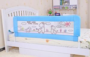 Wholesale Iron Toddler Convertible Bed Rail with Cartoon Picture , Portable Bed Rail from china suppliers